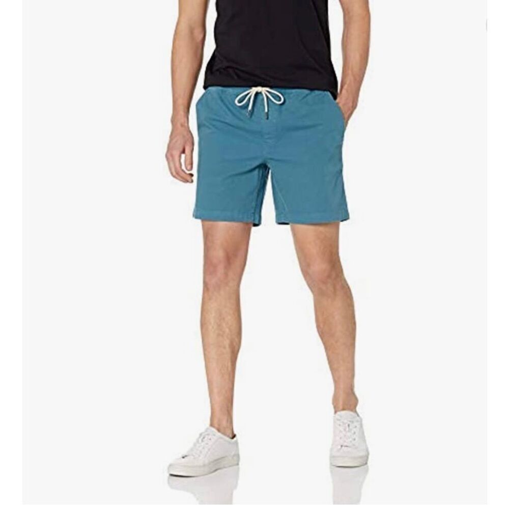 New Mens Goodthreads 7” Pull On Comfort Stretch Shorts - Sz S